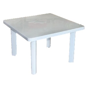Irak plastik ИП-Детска маса БЯЛА 80x80x51см. (CM-310) (017316)