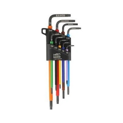 Bahco Sada barevných L klíčů TORX 9ks - BA-C1997TORX/9P