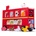 Bigjigs Toys Детски дървен сортер - Червен автобус (bj692)