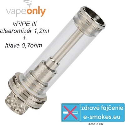 VapeOnly vPipe III clearomizér 1,2ml