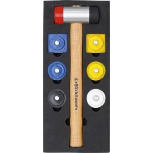 BGS technic Комплект чук със сменящи се глави, O 43 мм, 9 части; BGS Technic 52101