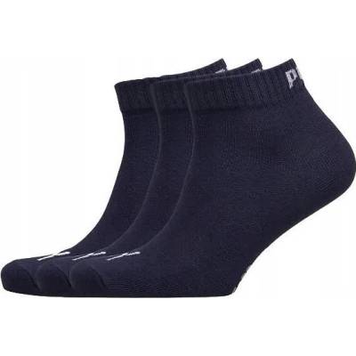 Puma Členkové ponožky 3 kusy 906978 Quarter Soft Navy
