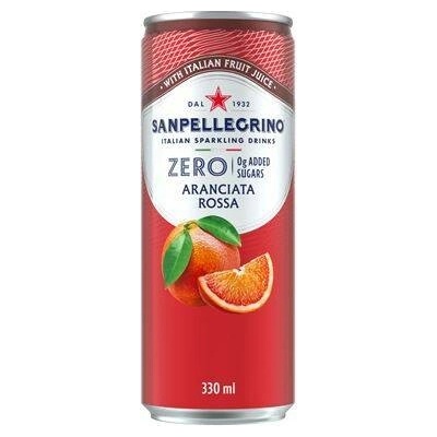 San Pellegrino Zero Aranciata Rossa 24 x 330 ml