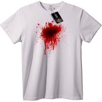 NOONEBRAND Тениска Кървав Разплиск - XL, Black