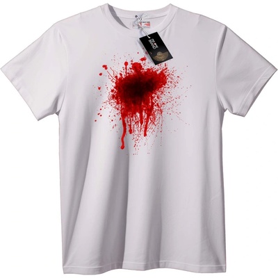 NOONEBRAND Тениска Кървав Разплиск - XL, Black