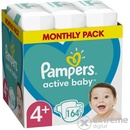 Plienky Pampers Active Baby 4+ 164 ks