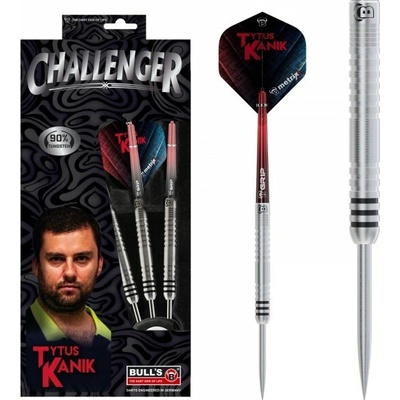 BULL'S Challenger šipky steel T.Kanik 90% 14932