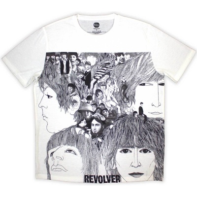 The Beatles Revolver Sublimation White XL Риза (<![CDATA[BEATSUB48MW04]]>)