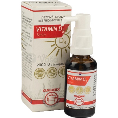 Galvex Vitamín D3 forte 30 ml