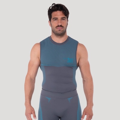 GymBeam Безшевен потник OG1 Grey/Blue L