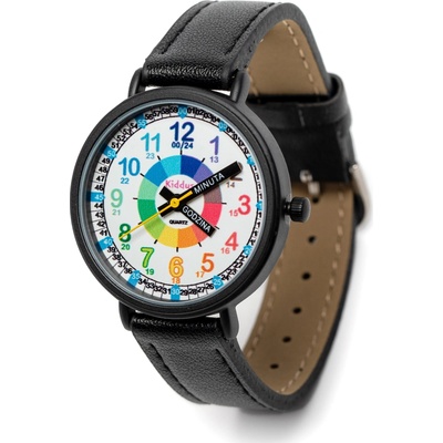 Kiddus Time Teacher Polish Black PU Leather