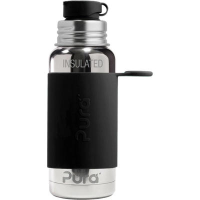 Pura Termo láhev se sportovním uzávěrem 475 ml Black