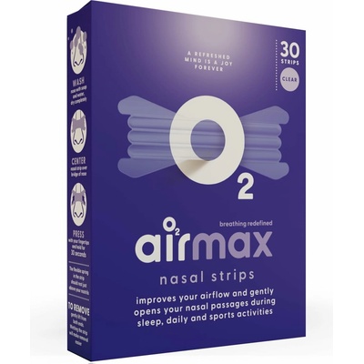Airmax Nasal strips - nosné pásky 30 kusov