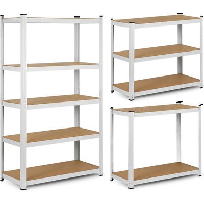 Humberg Метални индустриални стелажи с MDF плоскости 150x75x30cm - товароносимост 625kg (TE4841)