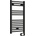 Crystal Електрическа лира за баня Crystal E-JADE MATT BLACK 300W (390861)