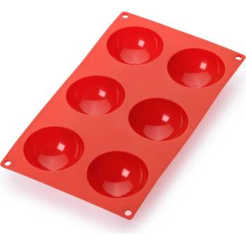 Lékué Форма за печене Lekue полусфери силиконова червена (885266)