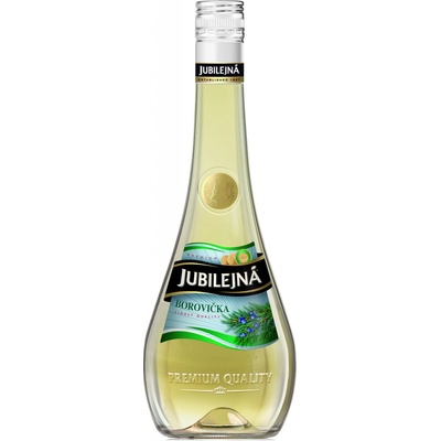 Jubilejná Borovička 0,7 l (čistá fľaša)