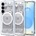 Spigen Удароустойчив кейс с MagSafe за Samsung Galaxy S25 от Spigen Ultra Hybrid - Zero One White (8809971238359)