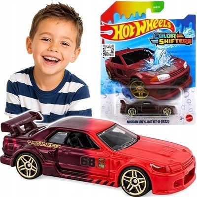 Mattel Hot Wheels Nissan Skyline GT-R (R32) měnící barvu 1:64