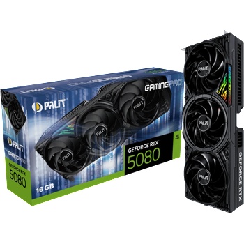 Palit GeForce RTX 5080 GamingPro 16GB GDDR7 256bit (NE75080019T2-GB2031A)