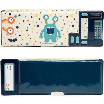 YOLO Ретро несесер YOLO Monster - С калкулатор (121268-164-4)