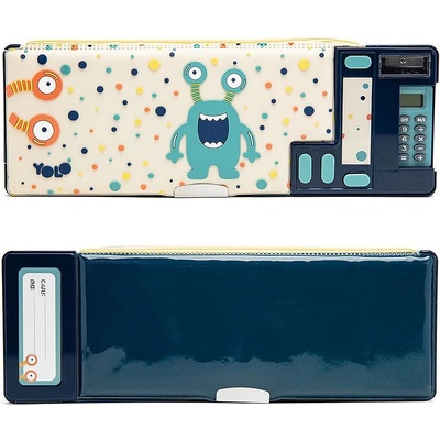 YOLO Ретро несесер YOLO Monster - С калкулатор (121268-164-4)