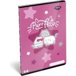 LIZZY Тетрадка с линийка LIZZYSULI A/4 32 страници 81-32 Kittok Stars Purrfect (7500164001)