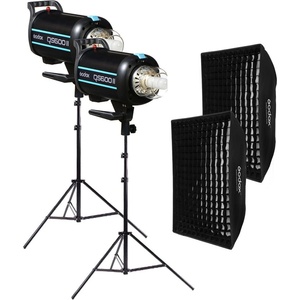 Godox QS600II High Performance Kit - комплект студийни светкавици 2 × 600 Ws