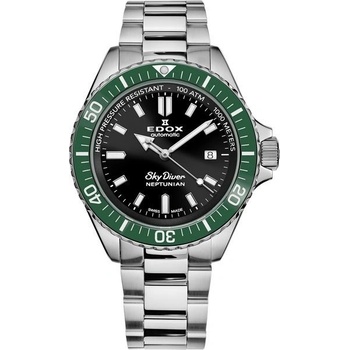 Edox Мъжки часовник EDOX Skydiver Neptunian Automatic 80120-3VM-NIN (80120-3VM-NIN)