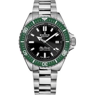 Edox Мъжки часовник EDOX Skydiver Neptunian Automatic 80120-3VM-NIN (80120-3VM-NIN)