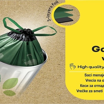 Fino Vrecia zaťahovacie Green Life Easy 60l 27 µm 10 ks