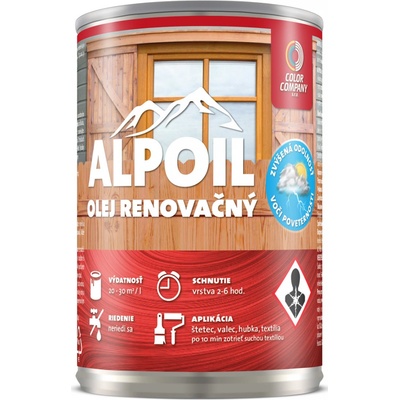 Alpin olej renovačný 5 l Transparentná