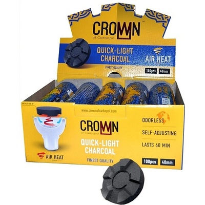 Carbopol Crown Uhlíky do vodní dýmky 40 mm KR 1 x 10