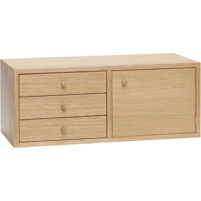 Hübsch Висящо шкафче от декор от дъб естествено 50x20 cm Piccolo - Hübsch (881101F)