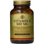 Solgar Хранителна добавка витамин C, Solgar Vitamin C 500 mg 100 veg. capsules