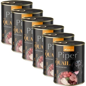 Dolina Noteci Консерва Piper Adult с пъдпъдък и боровинки 6 x 800 г