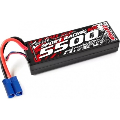Sport Racing 60C 5500Mah 2S 7,4V EC5 Hard Case TEAM CORALLY RC_314637