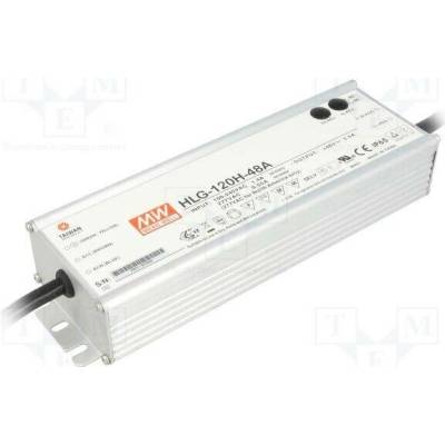 MEAN WELL HLG-120H-48A Napájecí zdroj: spínaný; LED; 120W; 48VDC; 1,2÷2,5A; 90÷305VAC