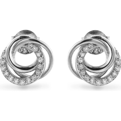 AGAIN Jewelry strieborné náušnice s kubickými zirkónmi AJNS0068