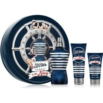 Jean Paul Gaultier Le Male In The Navy EDT 125 ml + sprchový gel 75 ml + Balzám po holení 50 ml