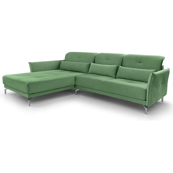Мебели КАМБО Ъглов диван Финикс еко кожа тревистозелен Solar 37