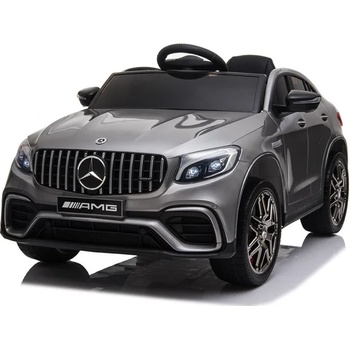 ROLLZONE Mercedes-Benz GLC 63 12V - Детска акумулаторна кола, Сивa, EVA гуми (QLS5688-grey)