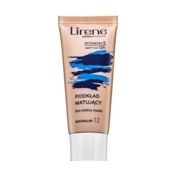 Lirene Nature Matte fluidní make-up pro dlouhotrvající efekt 12 Natural 30 ml
