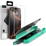 ESR iPhone 16 Pro ESR ARMORITE 2.5D стъклен протектор за екран, EXTRA силен + заден капак, BLACK GP-162977 (GP-162977)