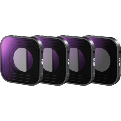 NEEWER ND Filter Compatible with GoPro Hero 13 12 11 10 9 Black, 4 Pack ND4 ND8 ND16 ND32 Neutral Density Lens Filter Kit HD Multicoated Slim Action Camera Accessory, FL-GP9 - 10105346