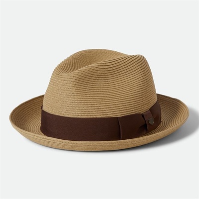 Brixton Horton Cb Packable Fedora Dark Tan/Light Brown