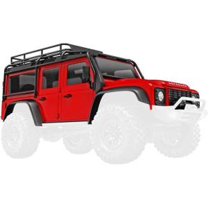 Traxxas каросерия Land Rover Defender червена