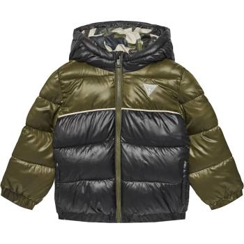 GUESS Двуцветно яке за мини момче с несваляема качулка и лого Guess