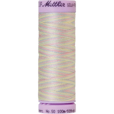 Nitě SILK FINISH COTTON 50 Mettler 100 m multicolor - 9826 - melír 15