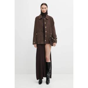 coperni Рокля Leg Cut-Out Rib Gown (COPML155Y3011)